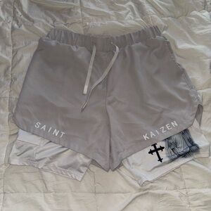 Gray Athletic Shorts